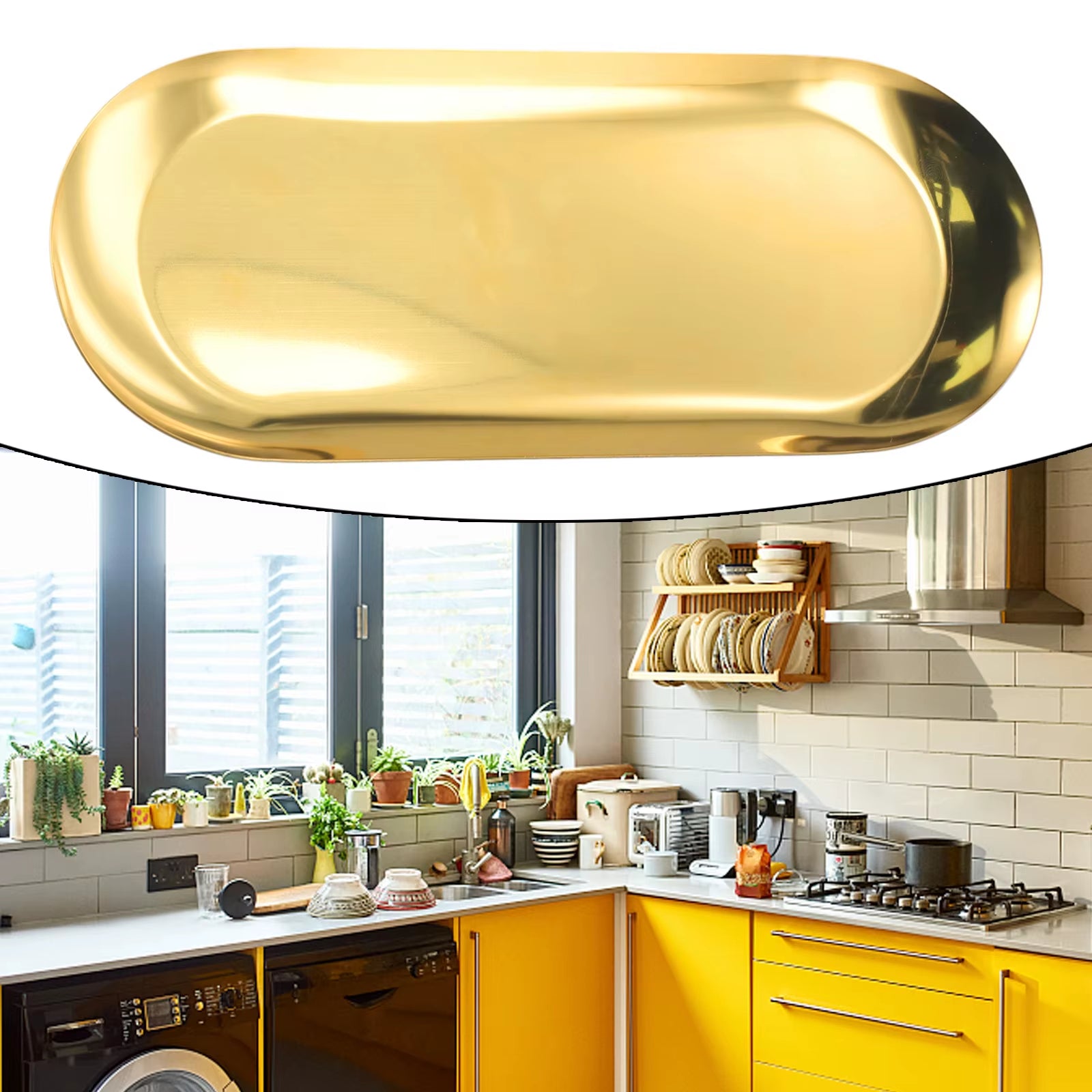 Stainless Steel Gold Storage Tray