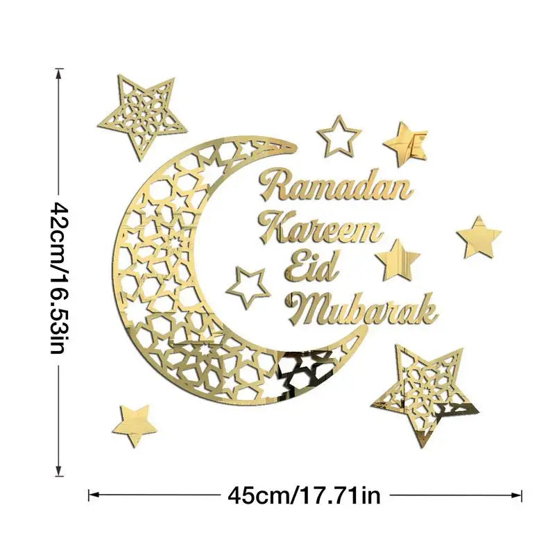 Ramadan Kareem Eid Mubarak Decor Wall Sticker