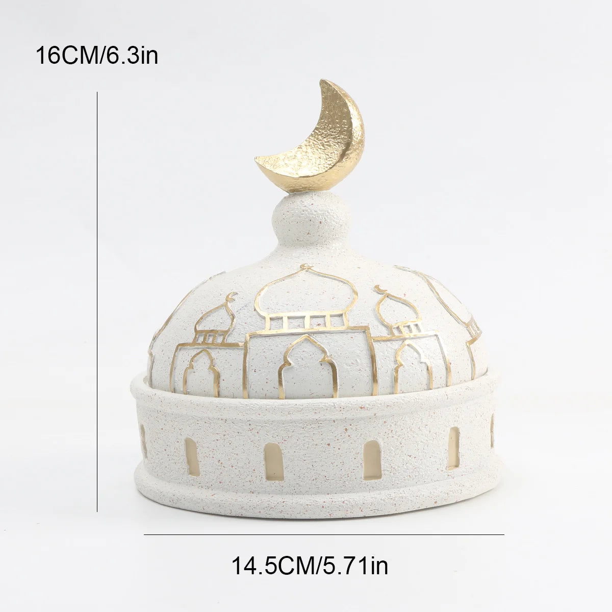 Muslim Kaaba Dome Mosque Islamic Desktop Ornament Table Decor 