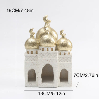 Muslim Kaaba Dome Mosque Islamic Desktop Ornament Table Decor 