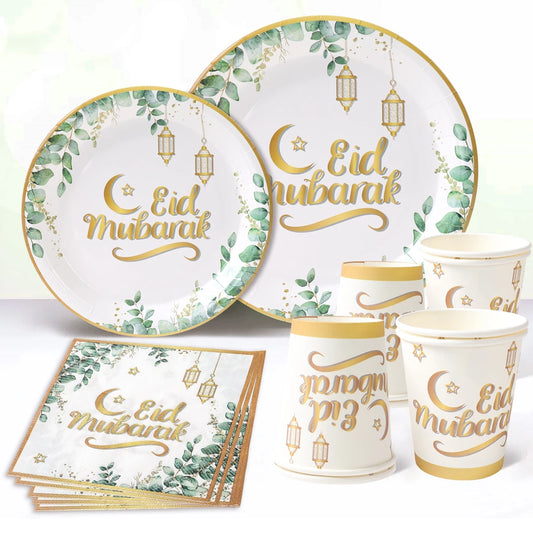 Full Tableware Set Ramadan Decoration 