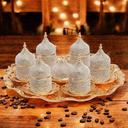 Handmade Turkish Coffee Set For Ramadan