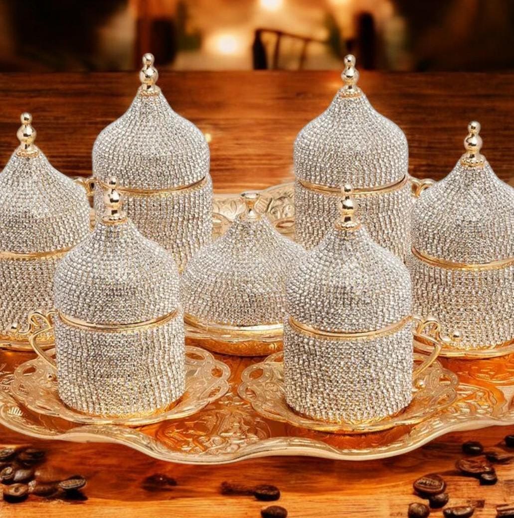 Handmade Turkish Coffee Set For Ramadan