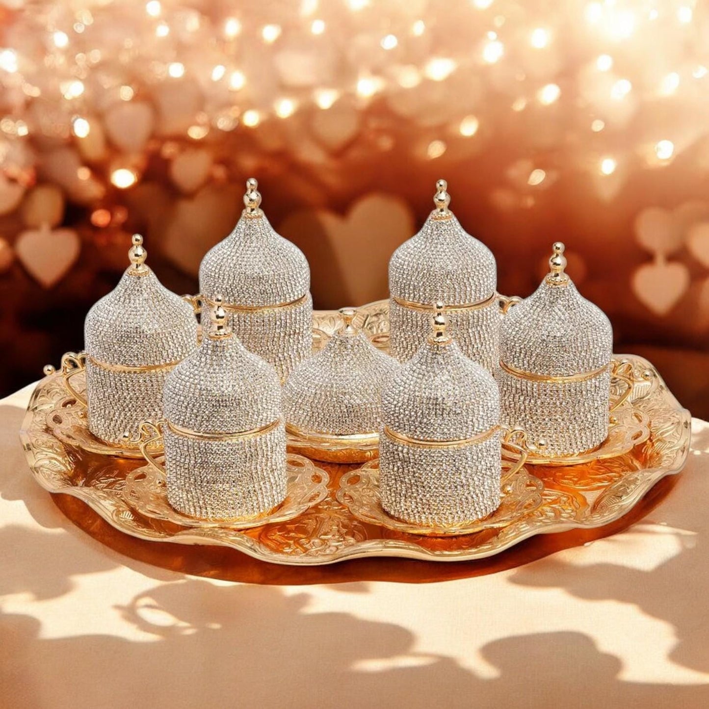 Handmade Turkish Coffee Set For Ramadan